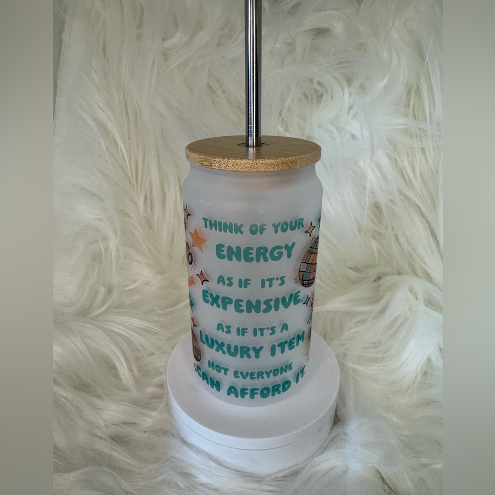 TS TLOAS inspired Frosted Glass Tumbler